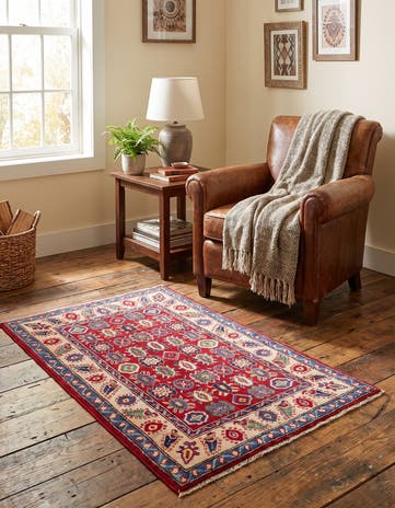 2' 8 x 4' 2 Hand Knotted Kazak Rug