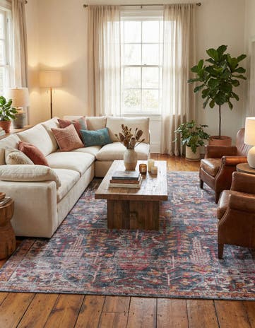 9' 2 x 12' Washable Maahru Rug