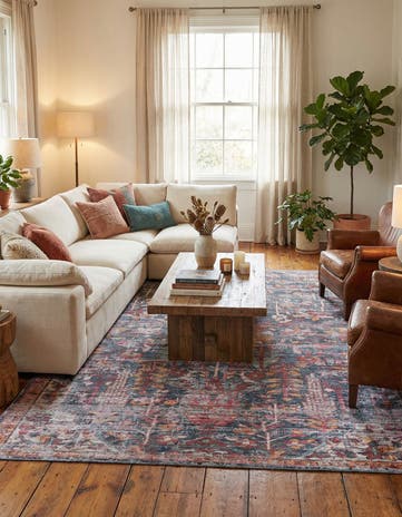 9' 2 x 12' Washable Maahru Rug
