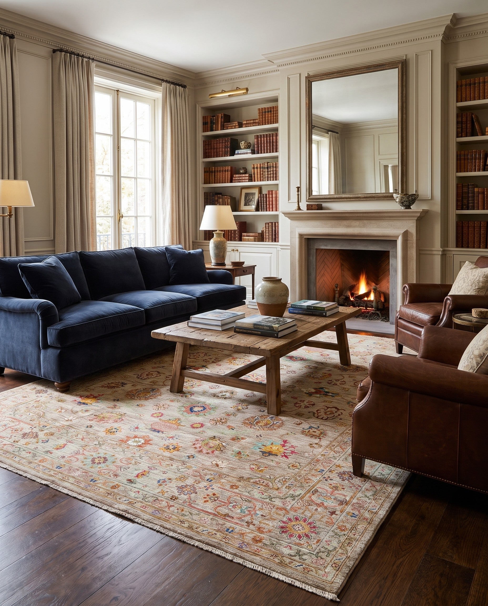 8' 4 x 9' 6 Hand Knotted Ariana Rug
