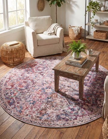 185cm x 185cm Nostalgia Round Rug