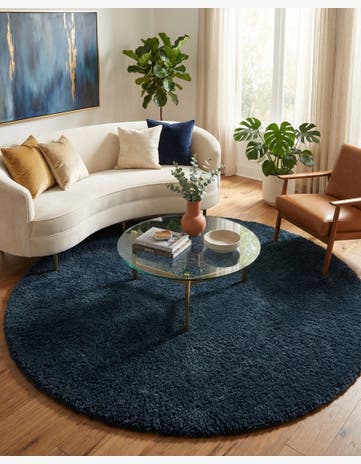 6' 7 x 6' 7 Infinity Shag Round Rug