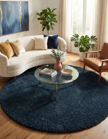 6' 7 x 6' 7 Infinity Shag Round Rug