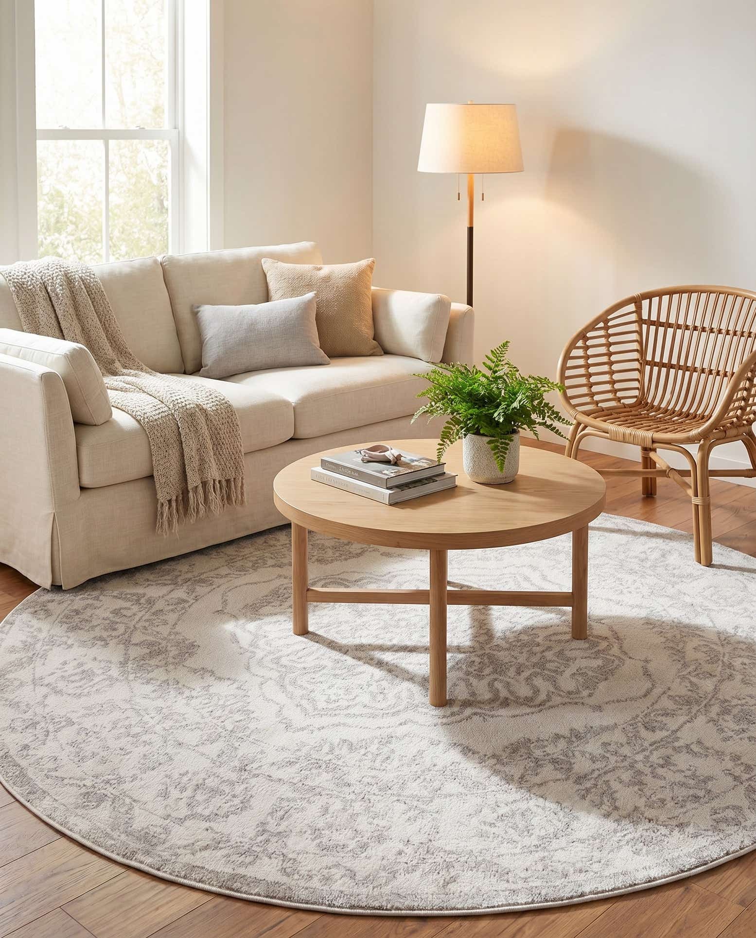 7' x 7' Oxford Round Rug