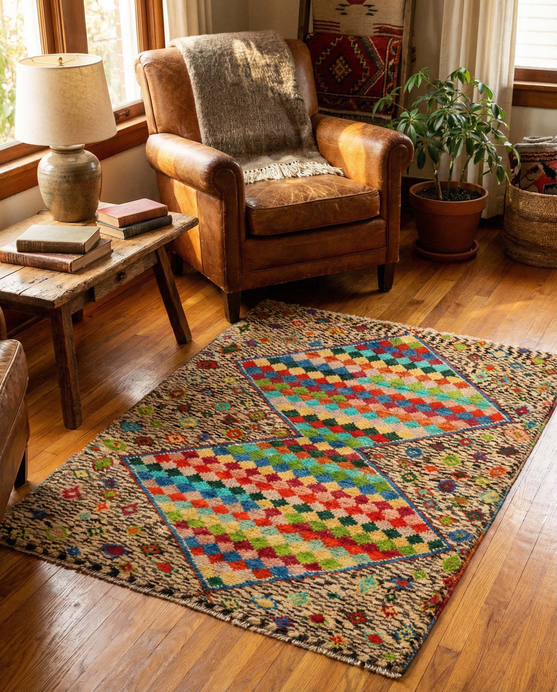 2' 9 x 3' 8 Hand Woven Balouch Wool Rug