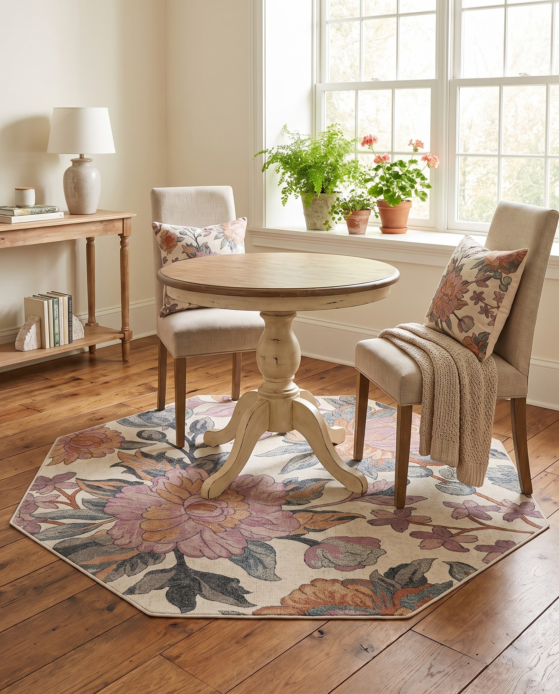 Blossom Octagon Rug