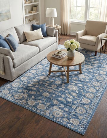 Blue Boston Rug