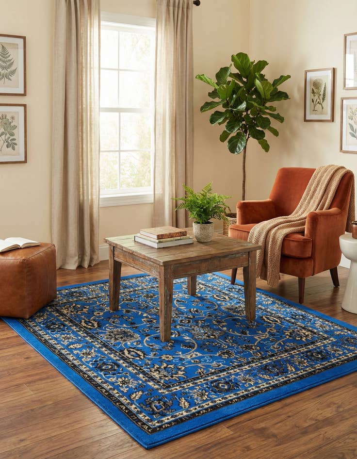 Detail image of 5' 3 x 5' 3 Yasmin Square Rug