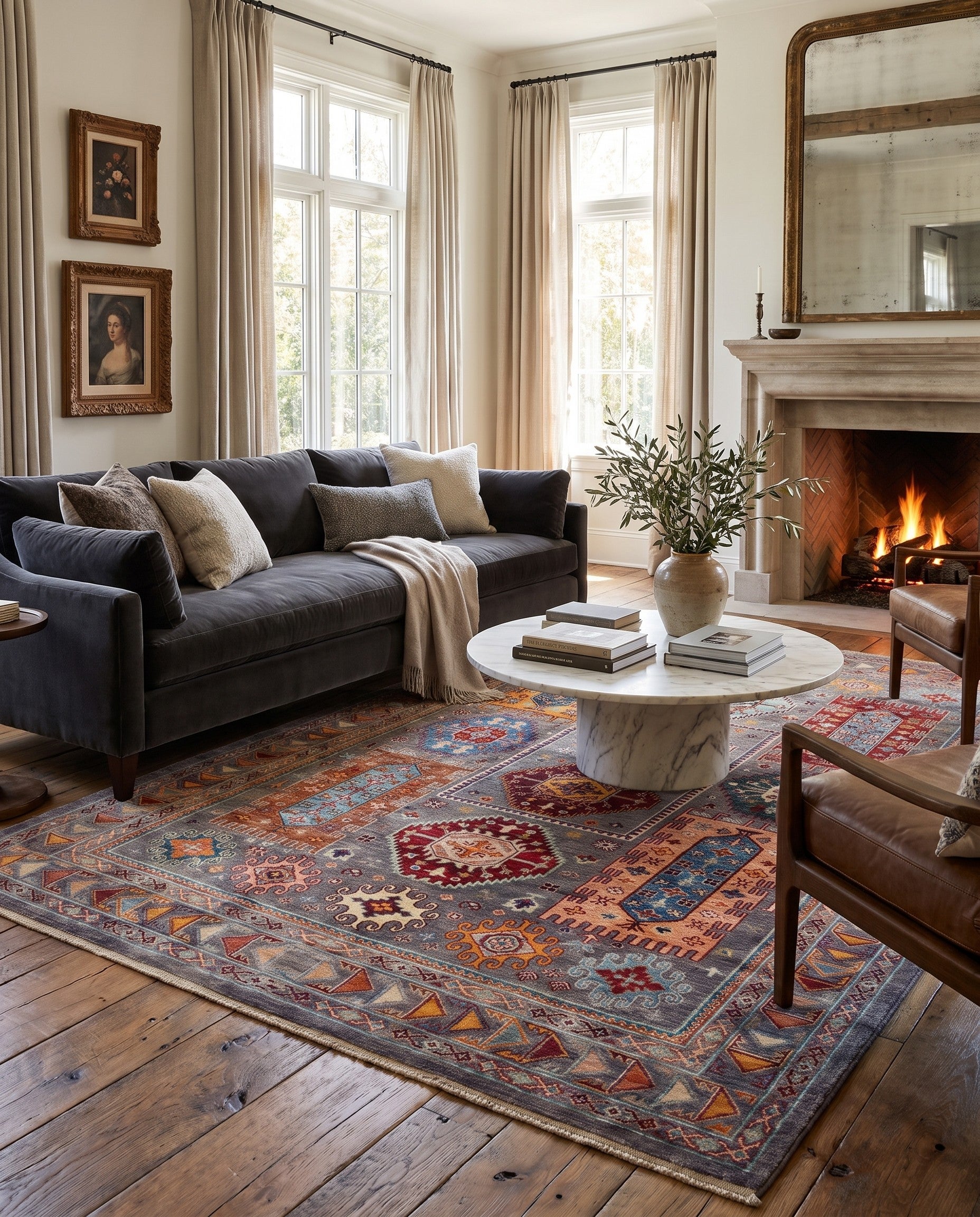 6' x 9' 1 Hand Knotted Ariana Rug