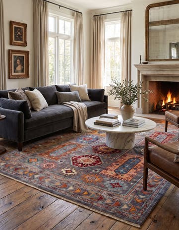 6' x 9' 1 Hand Knotted Ariana Rug