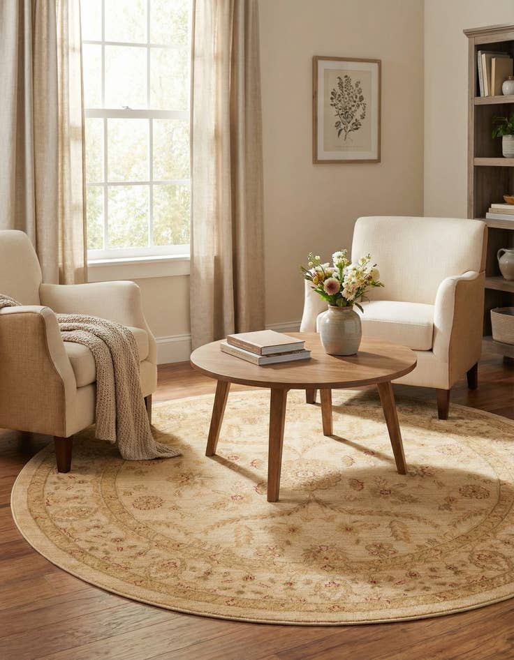 Detail image of 6' x 6' Kensington Round Rug