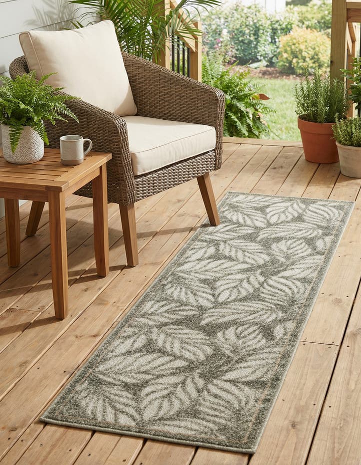 2' x 6' Easy-Clean Botanical Indoor / Outd...
