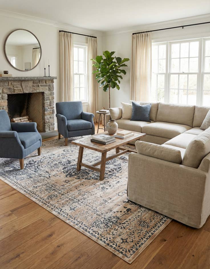 Detail image of 10' x 14' 5 Villa Rug