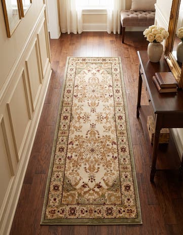 65cm x 185cm Classic Aubusson Runner Rug