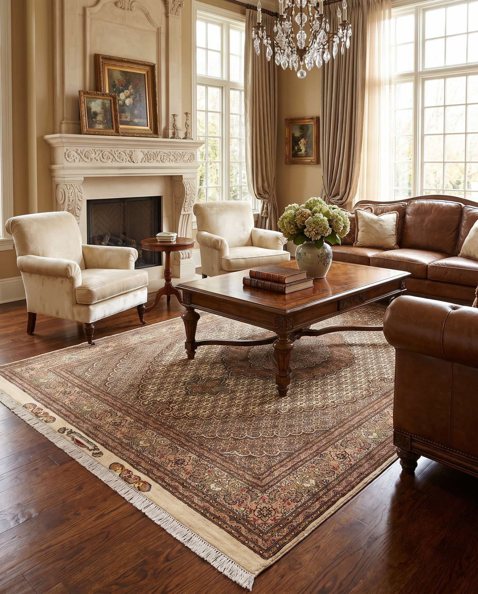 170cm x 260cm Tabriz Rug