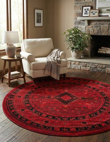 6' 1 x 6' 1 Bokhara Round Rug