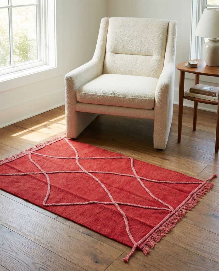 3' 6 x 4' 10 Hand Knotted Moroccan Wool Rug