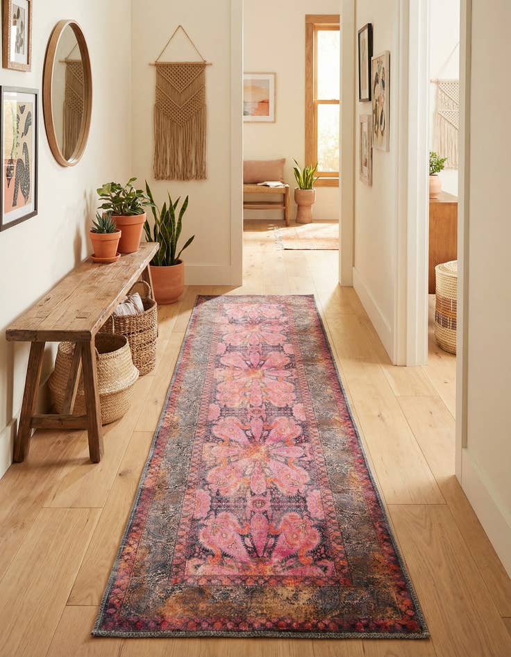 Detail image of 2' 7 x 13'  Washable Mangata Runner Rug