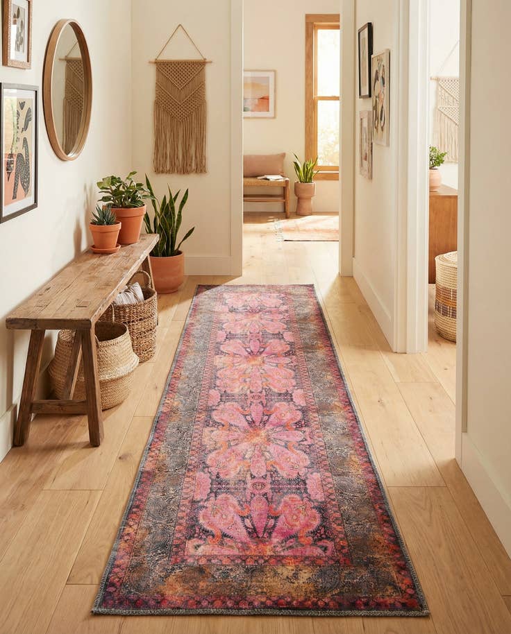 Detail image of 2' 7 x 13' Washable Mangata Runner Rug