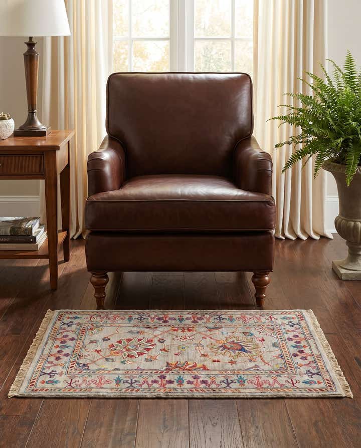 2' 8 x 4' 1 Hand Knotted Ariana Ziegler Rug
