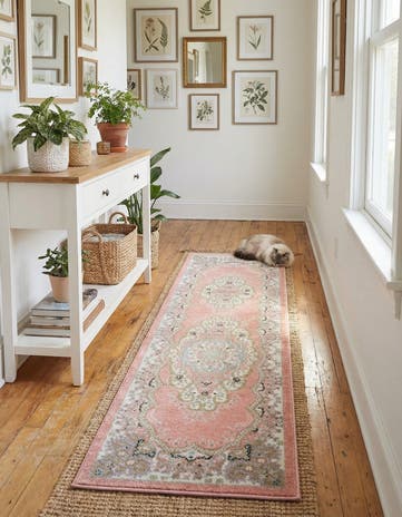 2' x 8' Kamala Washable Runner Rug