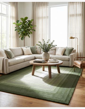 9' x 12' Ombre Wool Rug