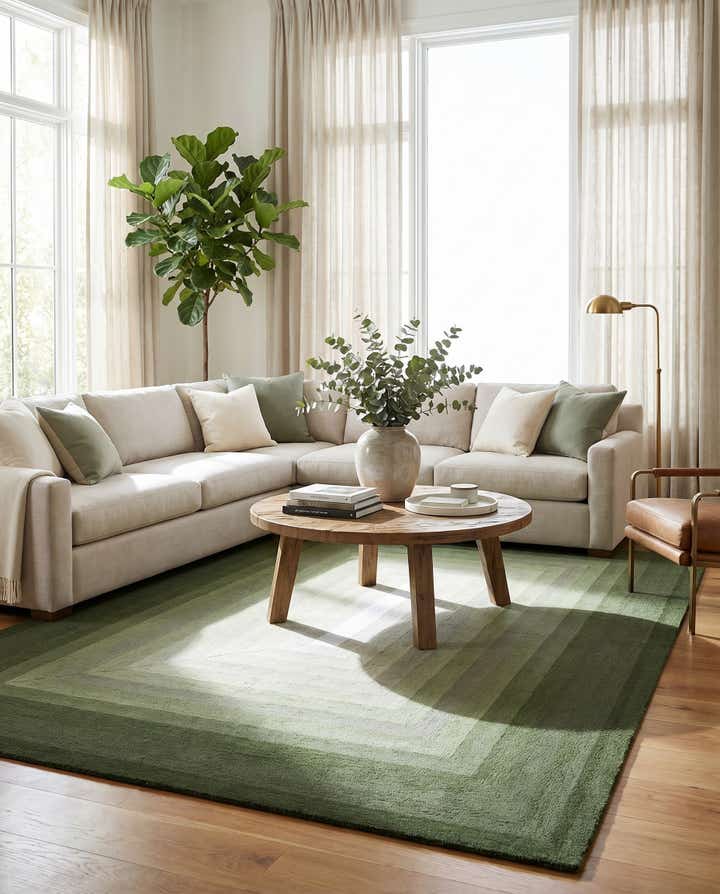 9' x 12' Ombre Wool Rug