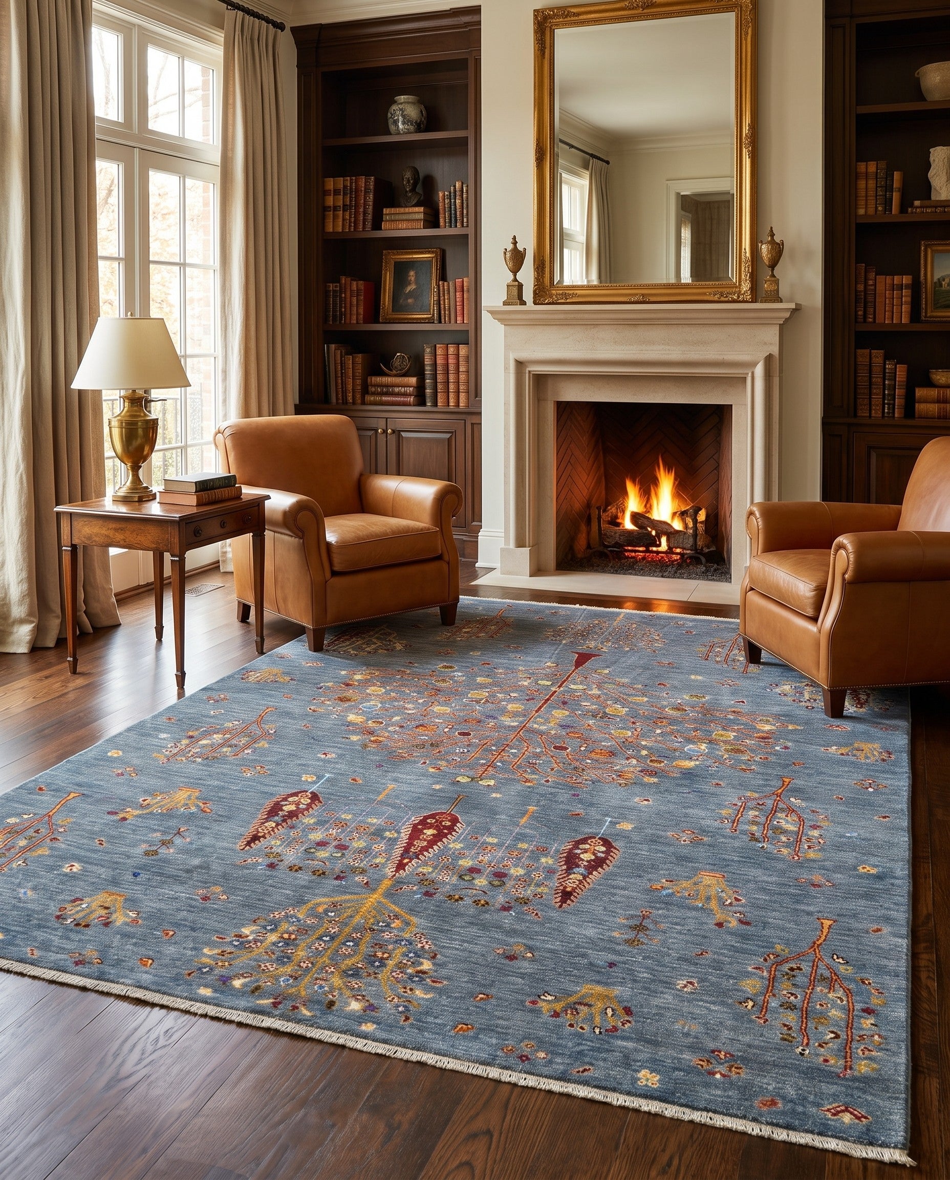 5' 10 x 7' 11 Hand Knotted Ariana Ziegler Rug