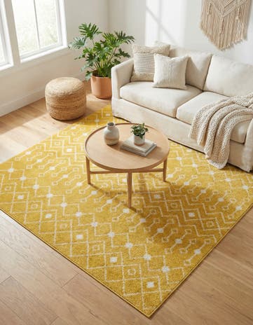 6' x 6' Moroccan Trellis Square Rug