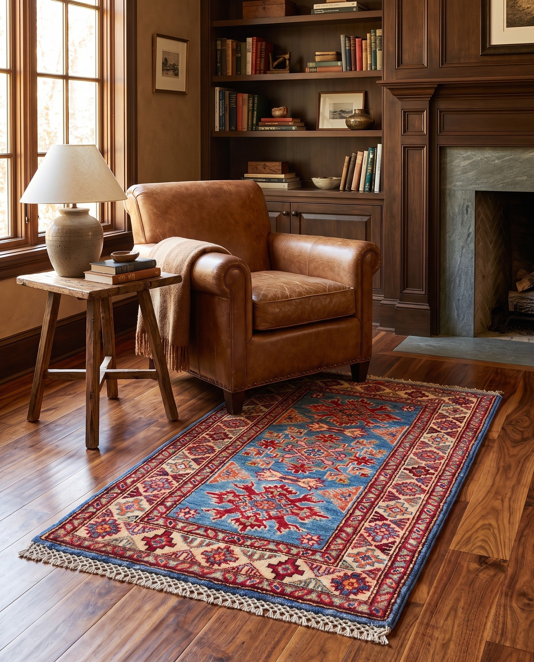 2' x 3' Hand Knotted Kazak Rug