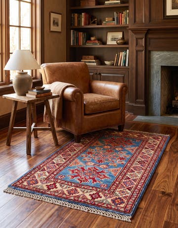 2' x 3' Hand Knotted Kazak Rug