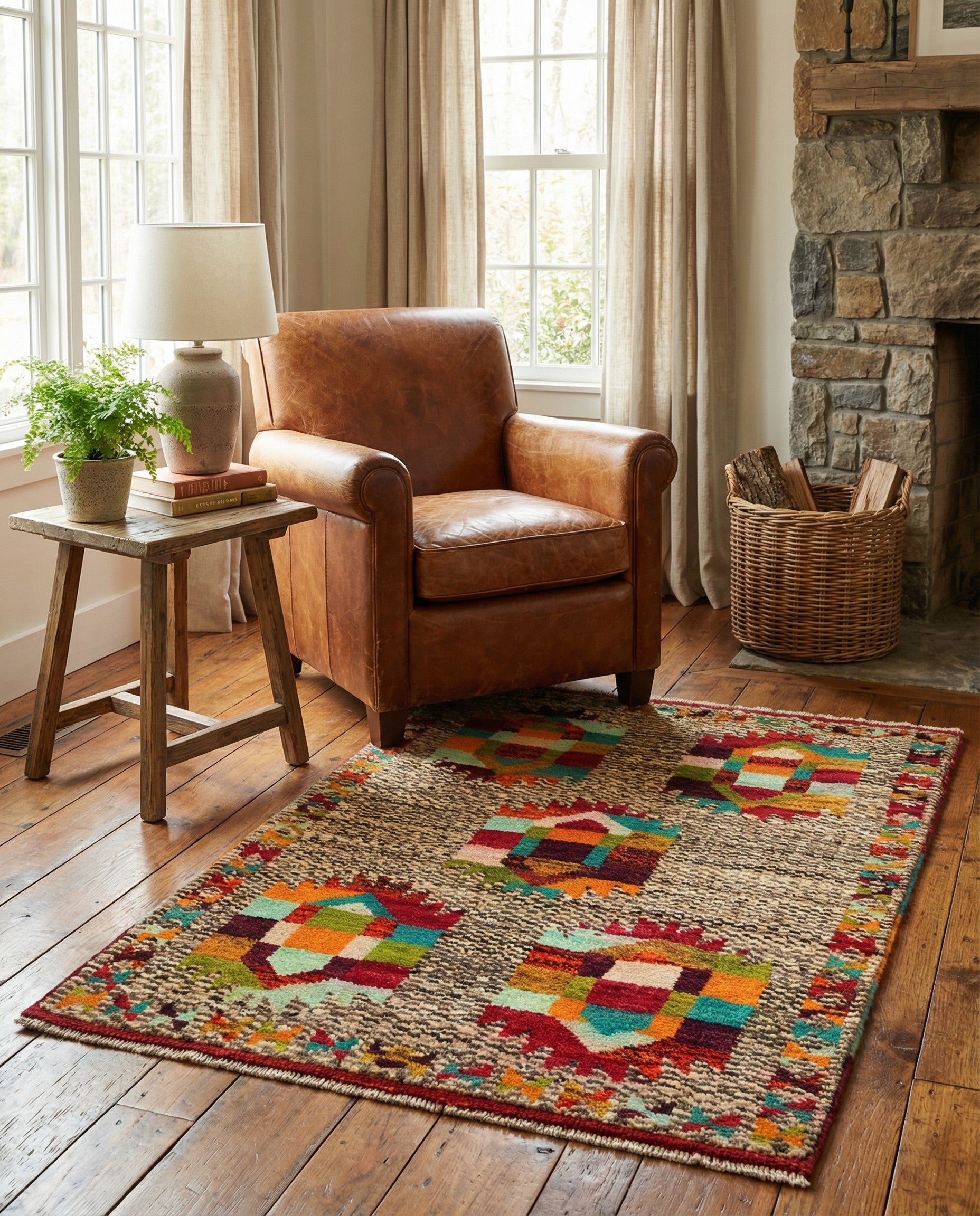 2' 9 x 3' 11 Hand Knotted Balouch Wool Rug