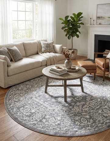 7' 10 x 7' 10 Boston Round Rug
