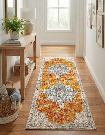 Orange Venice Runner Rug