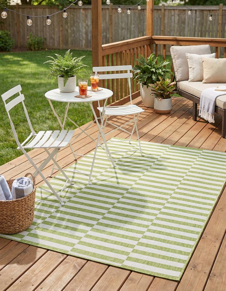 4' x 6' Easy-Clean Ribbon Indoor / Outdoor...