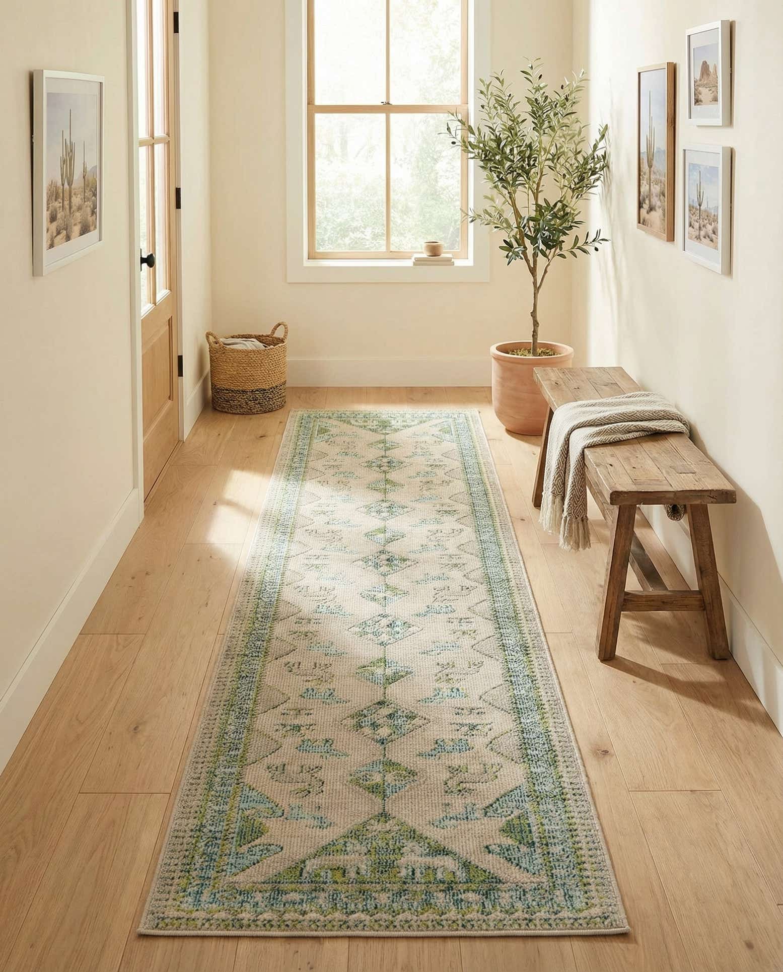 2' 7 x 10' Washable Mesa Runner Rug