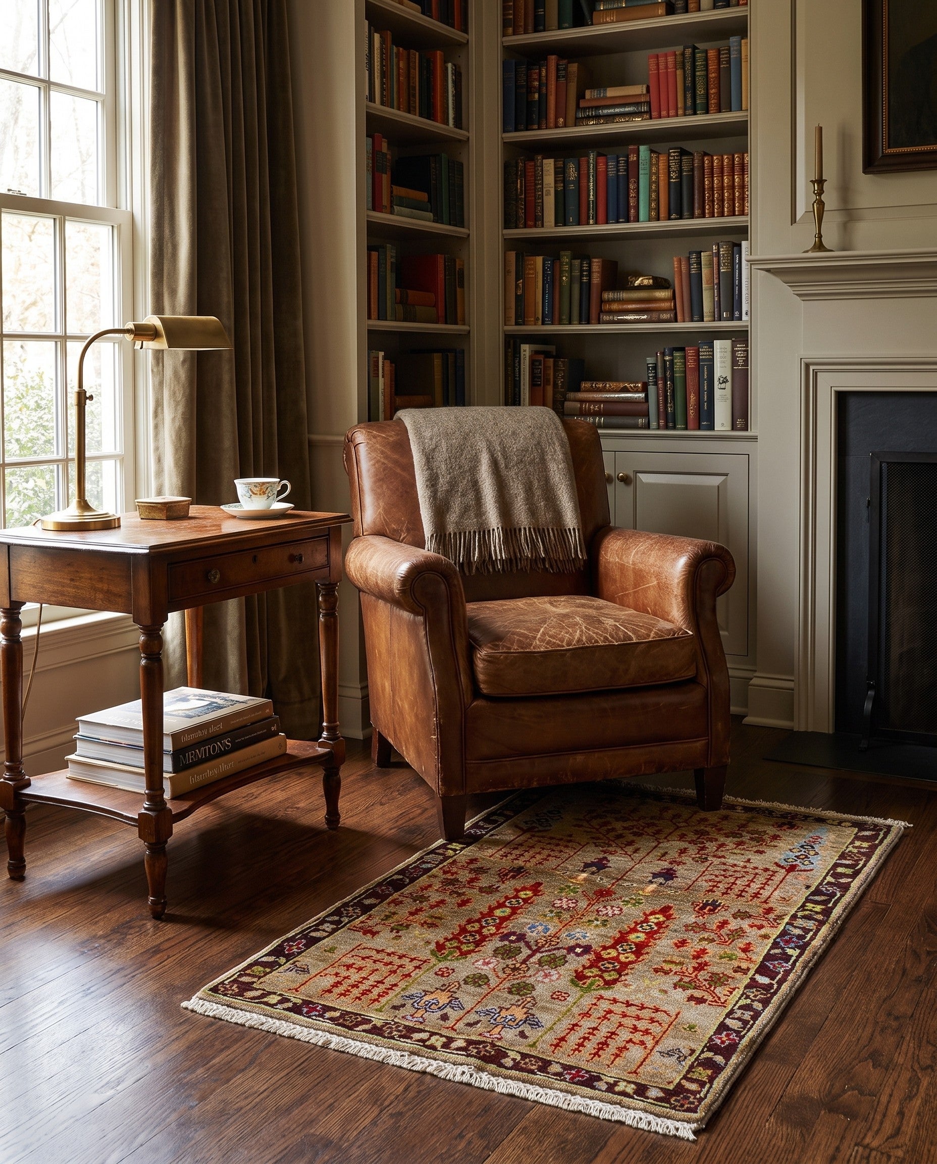 2' x 3' 2 Hand Knotted Ariana Ziegler Rug