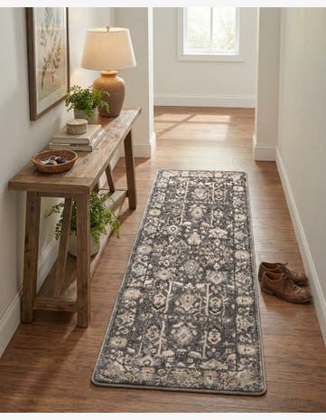 Gray Oregon Runner Rug