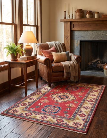 2' 8 x 4' 2 Hand Knotted Kazak Rug