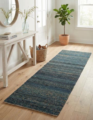 2' x 8' Hand Woven Palm Beach Jute Runner Rug