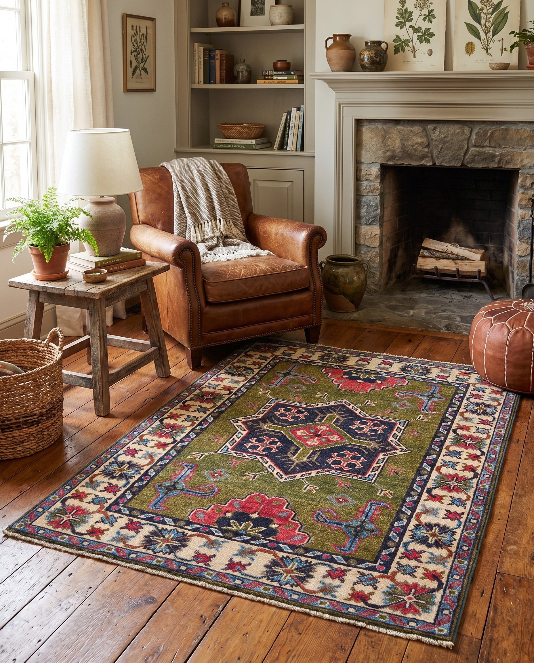 2' 10 x 3' 8 Hand Knotted Kazak Rug