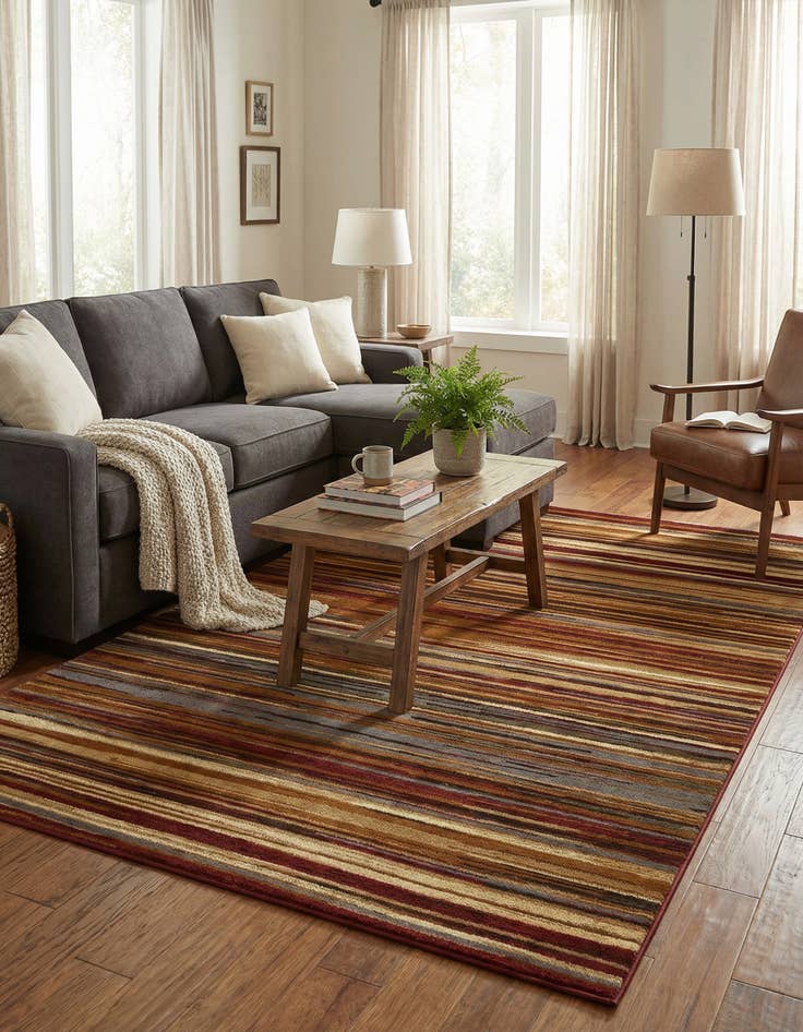 Detail image of 5' 3 x 8' Coffee Shop Rug