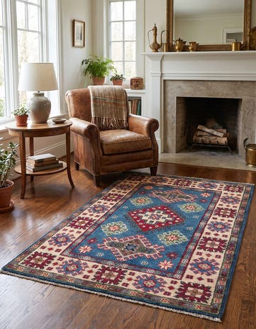 2' 8 x 4' 2 Hand Knotted Kazak Rug