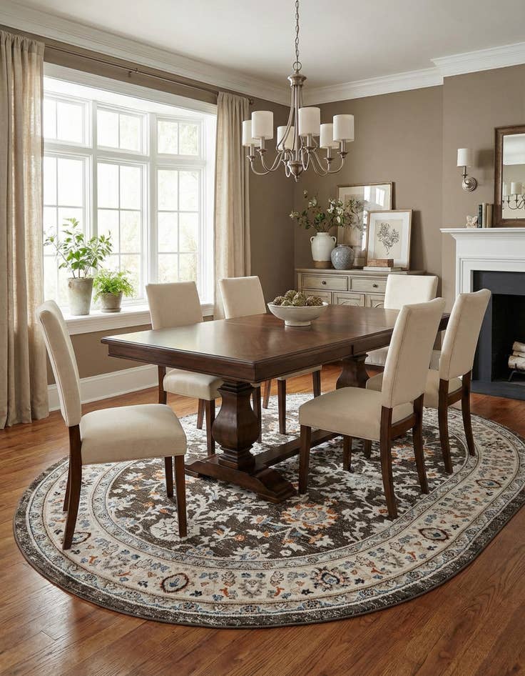 Detail image of 7' 10 x 10' Charlotte Oval Rug