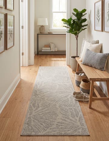 Ivory Contour Runner Rug