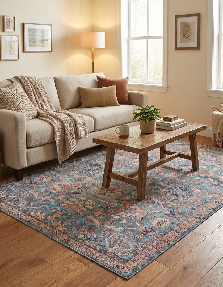7' 10 x 10' Washable Nostalgia Rug