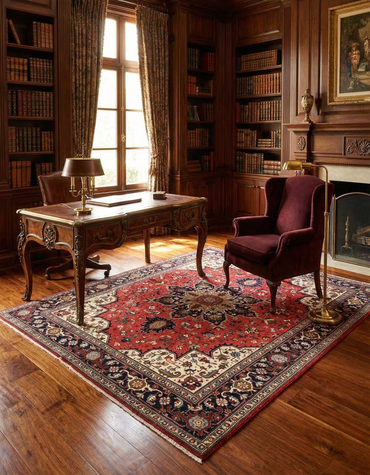 Detail image of 4' 11 x 6' 6 Tabriz Rug