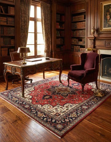 4' 11 x 6' 6 Tabriz Rug