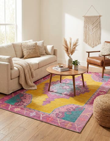 5' x 8' Washable Timeless Rug