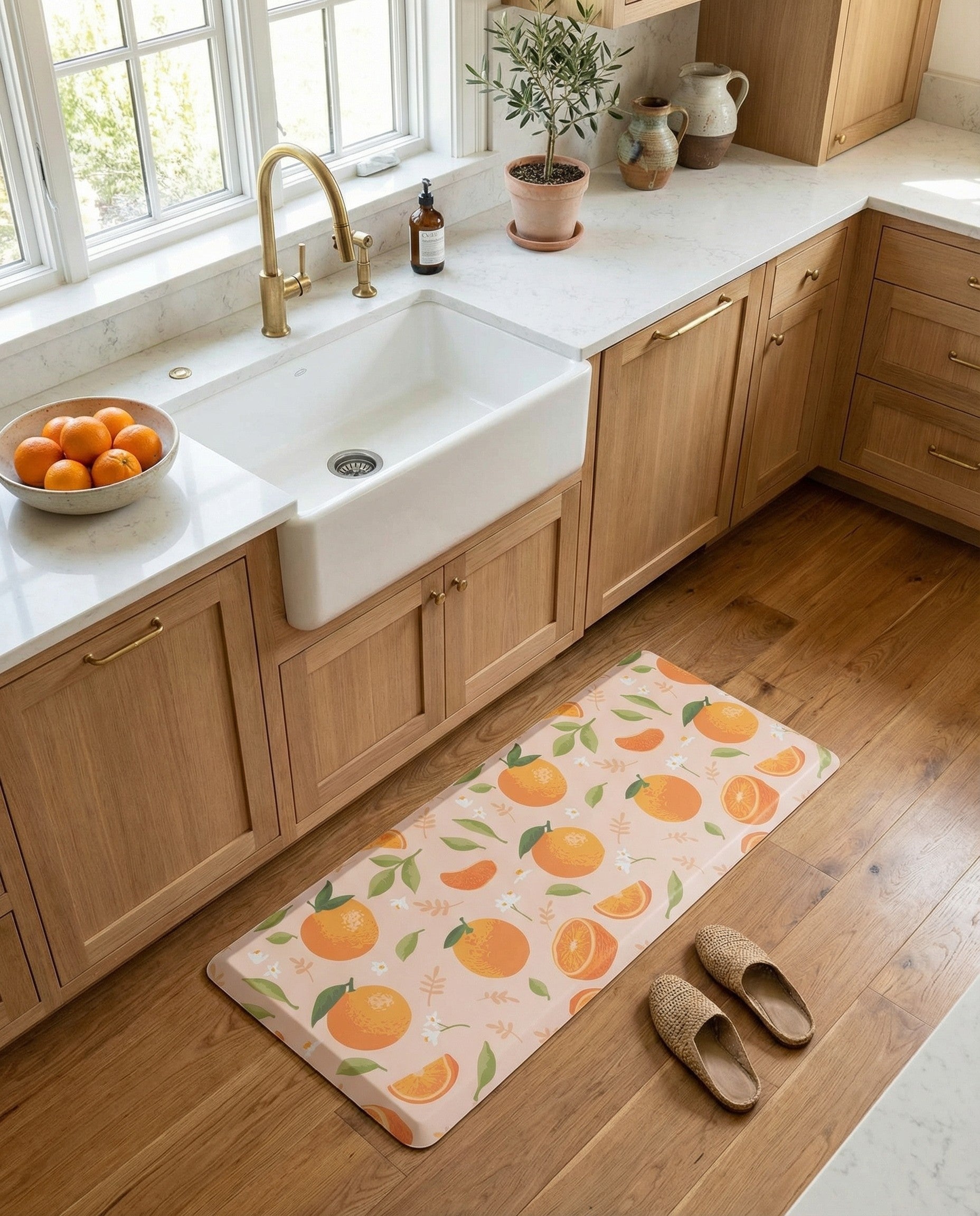 2' x 5' Oranges Comfort Mat